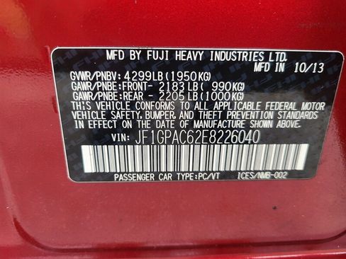 Used 2014 Subaru Impreza 2.0i Premium w/ All-Weather Package w/CVT image 29