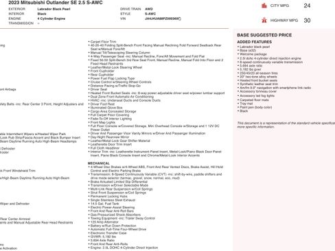 Used 2023 Mitsubishi Outlander SE image 4