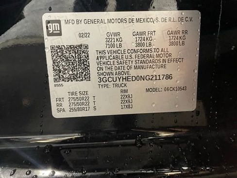 Used 2022 Chevrolet Silverado 1500 High Country AWD/4WD image 37