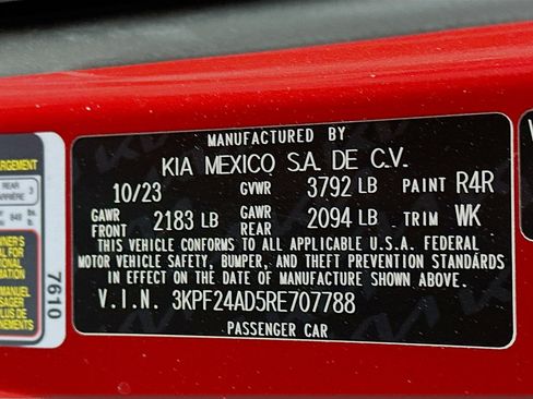 Used 2024 Kia Forte LXS image 12