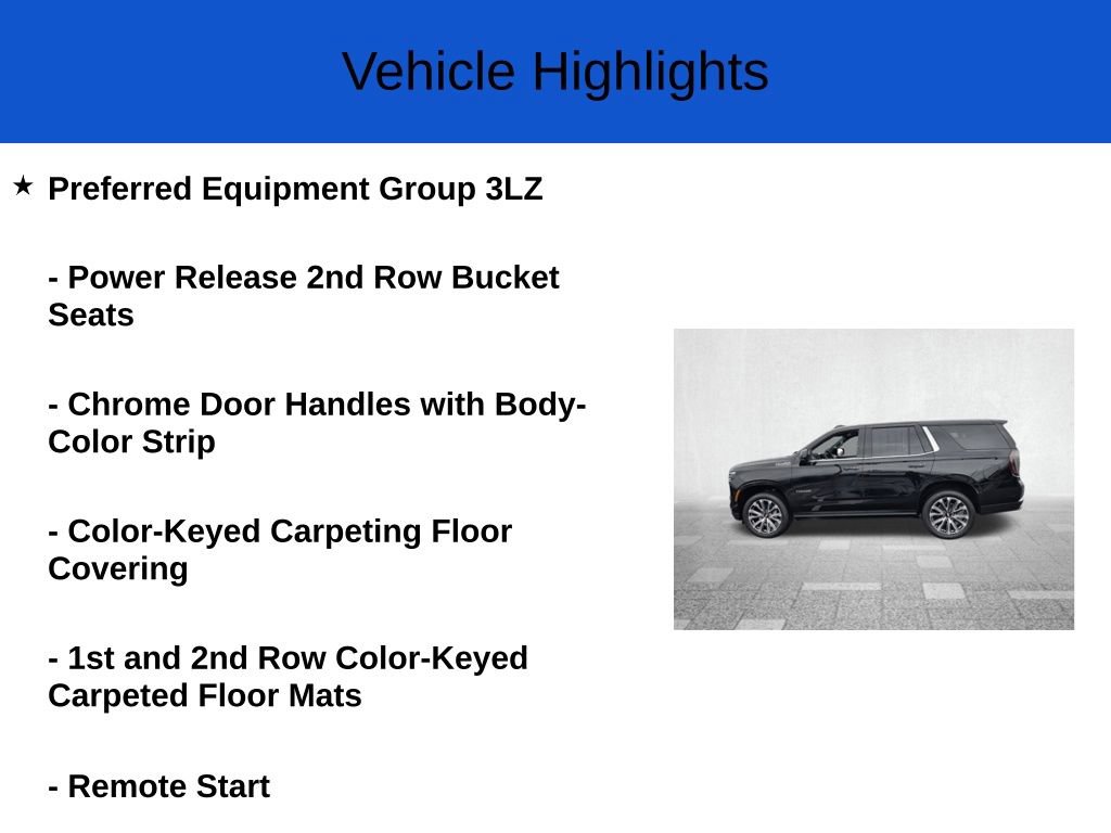 New 2026 Chevrolet Tahoe High Country AWD/4WD image 3