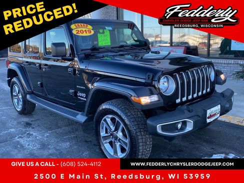 Used 2019 Jeep Wrangler Unlimited Sahara image 1