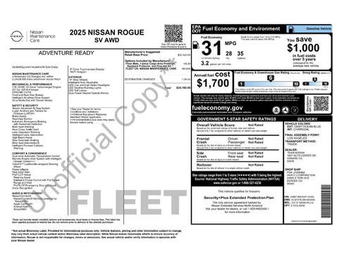 Used 2025 Nissan Rogue SV AWD/4WD image 2