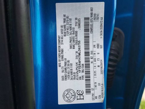 Used 2021 Ford Ranger XLT w/ Equipment Group 302A High AWD/4WD image 23