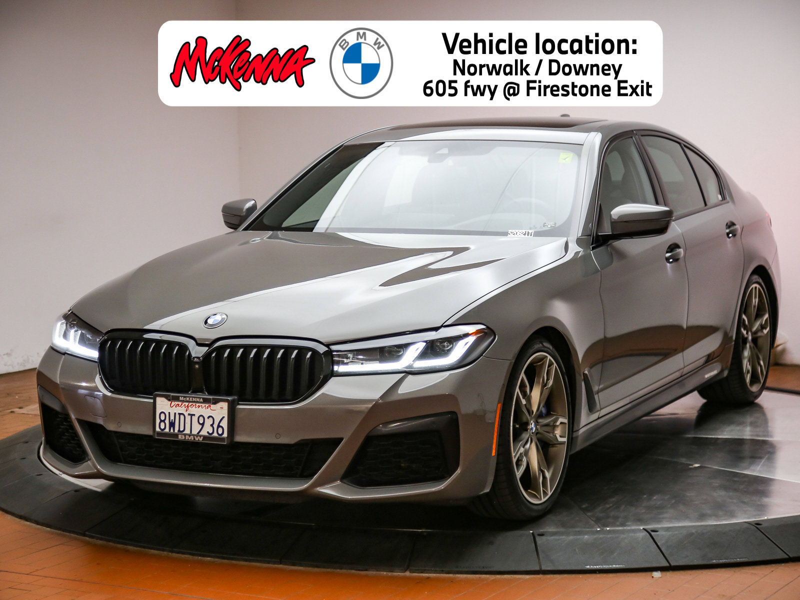 Used 2021 BMW M550i xDrive w/ Executive Package AWD/4WD image 1
