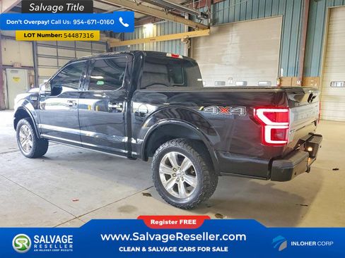 Used 2018 Ford F150 Platinum w/ Technology Package AWD/4WD image 3