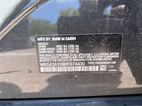 Used 2024 BMW M3 Competition w/ M Carbon Exterior Package image 34