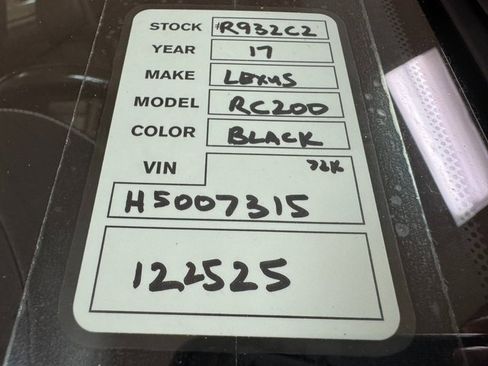 Used 2017 Lexus RC 200t F Sport image 25