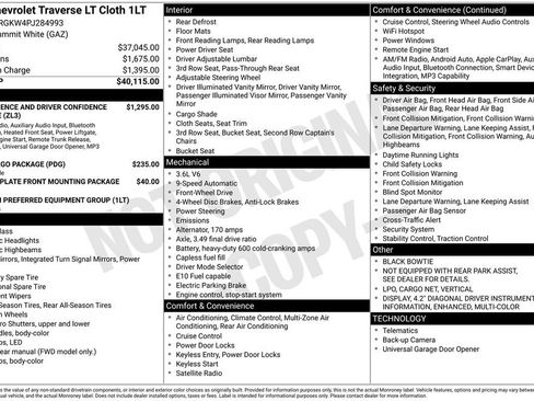 Used 2023 Chevrolet Traverse LT FWD image 13