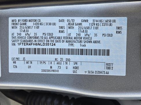 Used 2022 Ford Ranger XLT w/ Equipment Group 301A Mid image 28