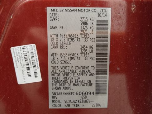 Used 2015 Nissan Pathfinder SL w/ SL Tech Package image 33