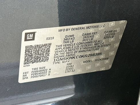 Used 2019 Chevrolet Suburban LT w/ Luxury Package AWD/4WD image 36