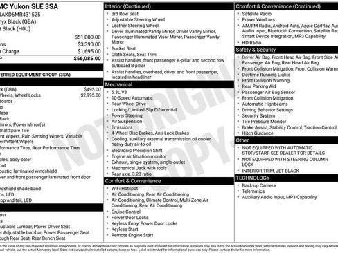 Used 2021 GMC Yukon SLE image 1