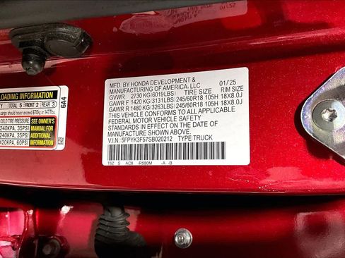 Used 2025 Honda Ridgeline RTL image 37