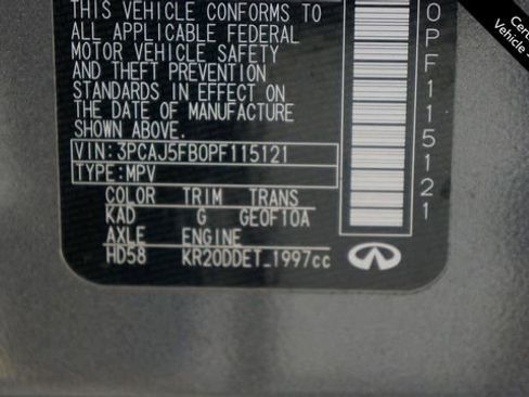 Certified 2023 INFINITI QX50 Sport image 95