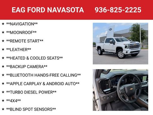 Used 2025 Chevrolet Silverado 2500 High Country w/ Technology Package AWD/4WD image 4