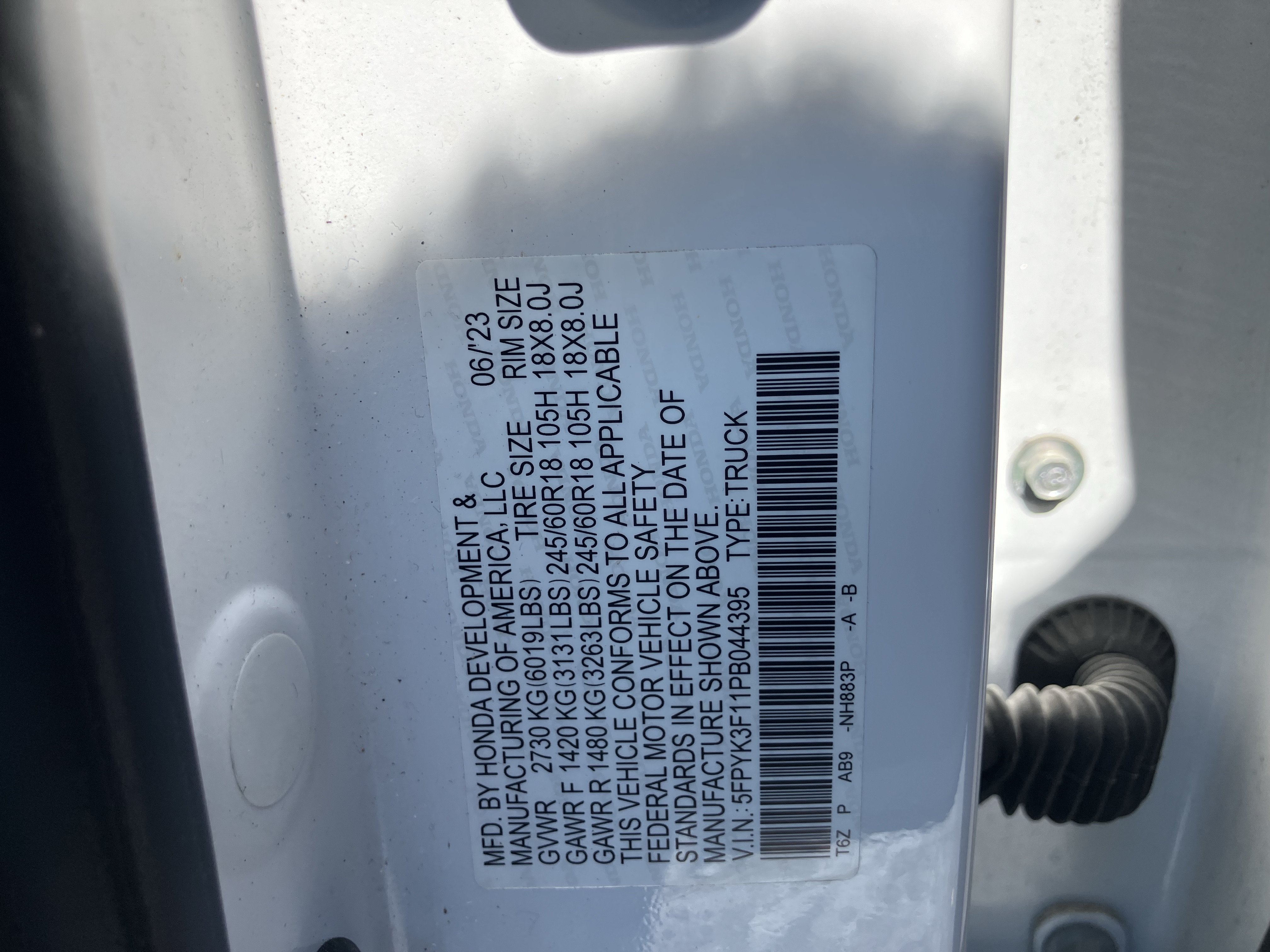Certified 2023 Honda Ridgeline Sport image 35