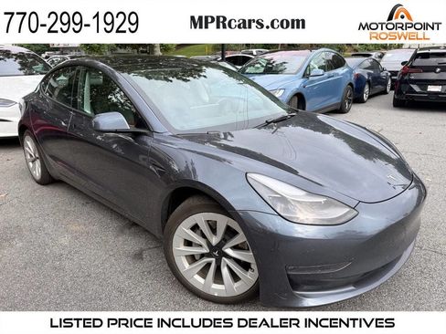 Used 2022 Tesla Model 3 Long Range AWD/4WD image 1