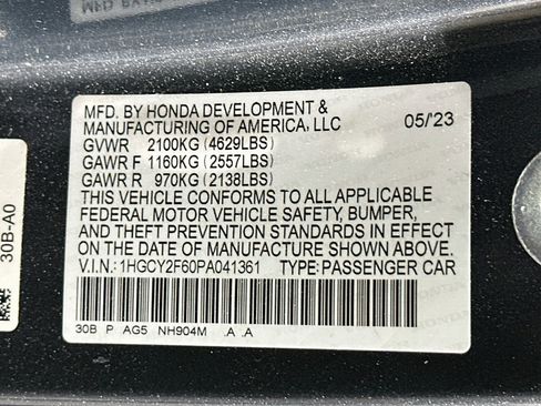 Used 2023 Honda Accord EX-L image 12