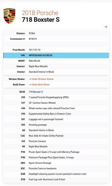 Used 2018 Porsche 718 Boxster S RWD image 46