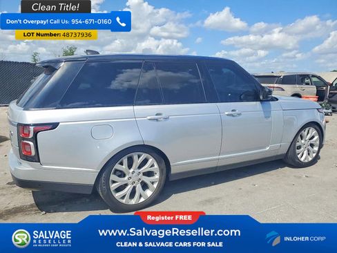 Used 2019 Land Rover Range Rover HSE AWD/4WD image 4