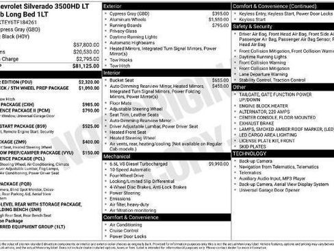 New 2026 Chevrolet Silverado 3500 LT w/ All Star Edition image 30