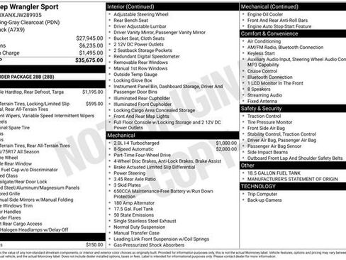 Used 2018 Jeep Wrangler Sport image 35