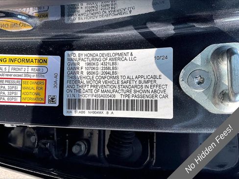 Used 2025 Honda Accord SE image 23