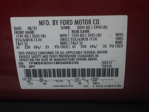 Used 2021 Ford Explorer XLT w/ Class III Trailer Tow Package image 28