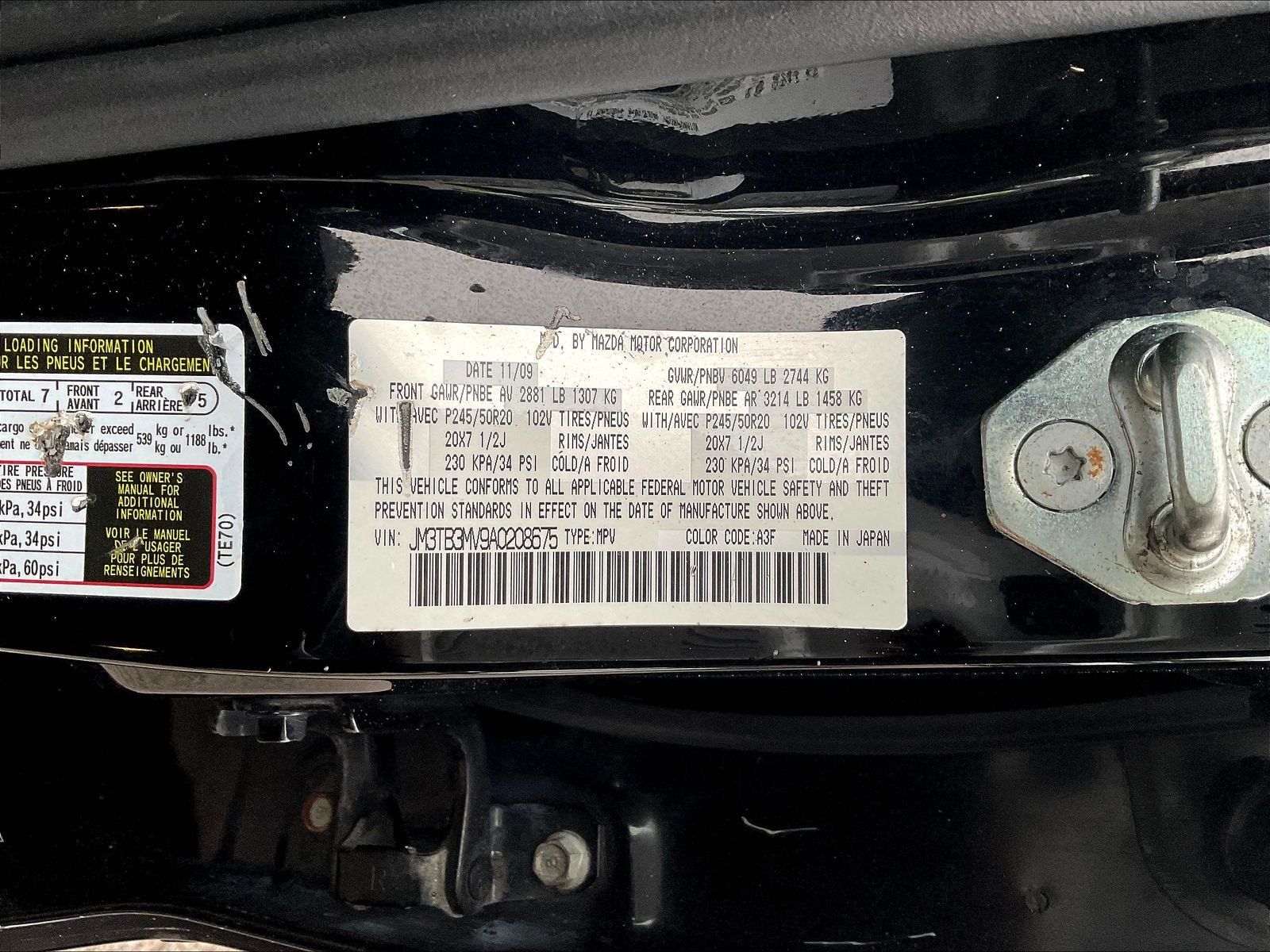 Used 2010 MAZDA CX-9 Grand Touring w/ Moonroof & Bose Audio Pkg AWD/4WD image 19