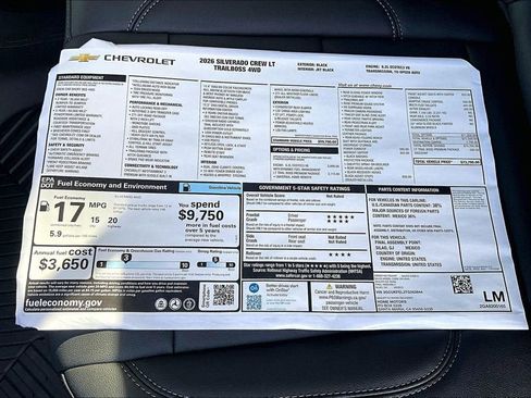 New 2026 Chevrolet Silverado 1500 LT Trail Boss w/ LT Trail Boss Premium Package image 13