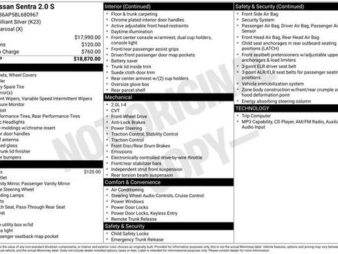 Used 2011 Nissan Sentra 2.0 S FWD image 2
