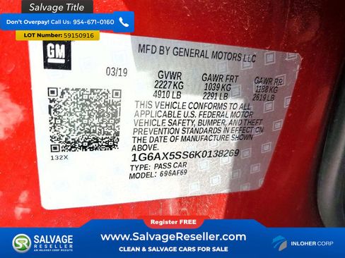 Used 2019 Cadillac CTS Luxury AWD/4WD image 16