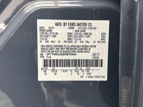 New 2025 Ford Maverick XLT w/ Equipment Group 301A image 8