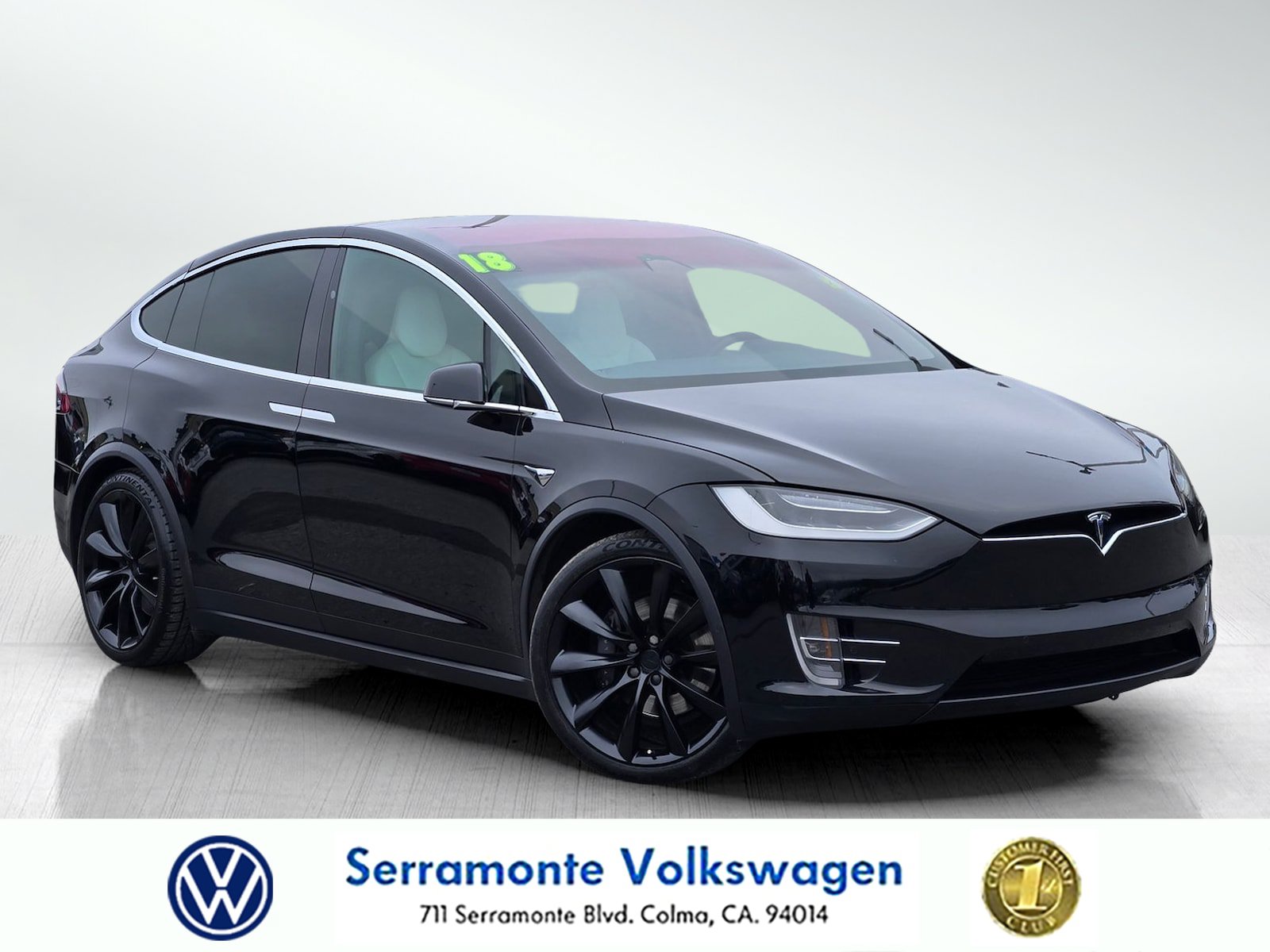 Used 2018 Tesla Model X 100D AWD/4WD image 1