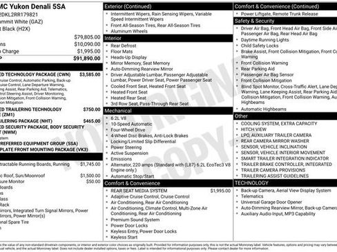 Used 2024 GMC Yukon Denali w/ Advanced Technology Package AWD/4WD image 11