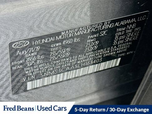 Used 2020 Hyundai Santa Fe SEL AWD/4WD image 39