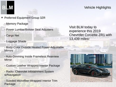 Used 2019 Chevrolet Corvette ZR1 RWD image 5