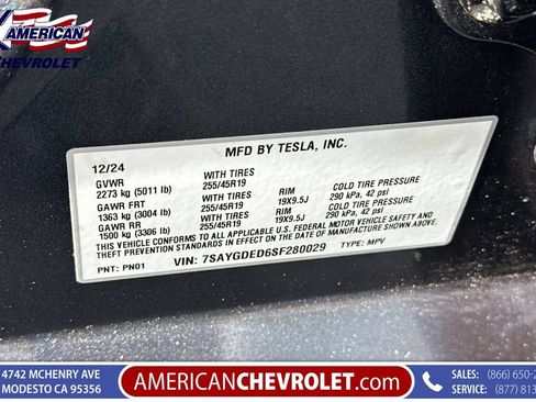 Used 2025 Tesla Model Y Long Range RWD image 40