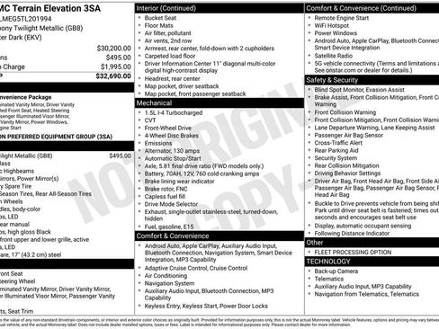 Used 2026 GMC Terrain Elevation FWD image 16
