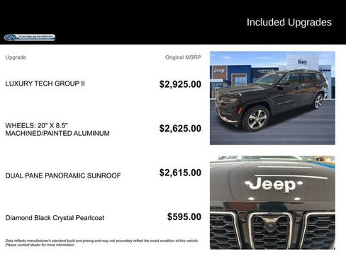 New 2025 Jeep Grand Cherokee L Limited w/ Luxury Tech Group II image 3