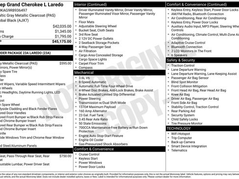 Used 2024 Jeep Grand Cherokee L Laredo image 3