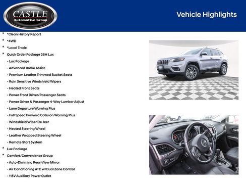 Used 2020 Jeep Cherokee Latitude Lux w/ Comfort/Convenience Group image 4