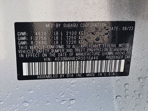 Certified 2024 Subaru Legacy Limited image 14