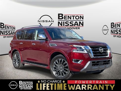 Used 2024 Nissan Armada Platinum w/ Captain's Chairs Package image 1