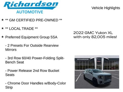Used 2022 GMC Yukon XL Denali AWD/4WD image 11