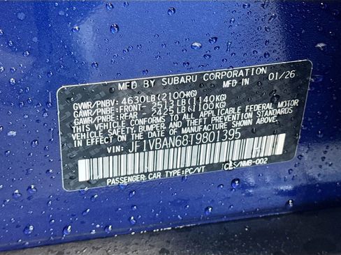 New 2026 Subaru WRX Limited image 30