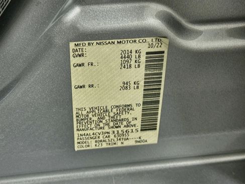 Used 2023 Nissan Altima 2.0 SR FWD image 70