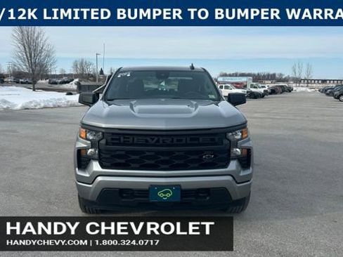 Certified 2023 Chevrolet Silverado 1500 Custom w/ LPO, Dark Essentials Package AWD/4WD image 8