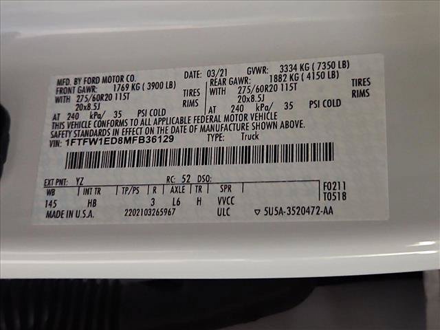 Used 2021 Ford F150 Lariat AWD/4WD image 20
